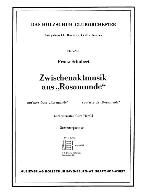 Zwischenaktmusik aus Rosamunde